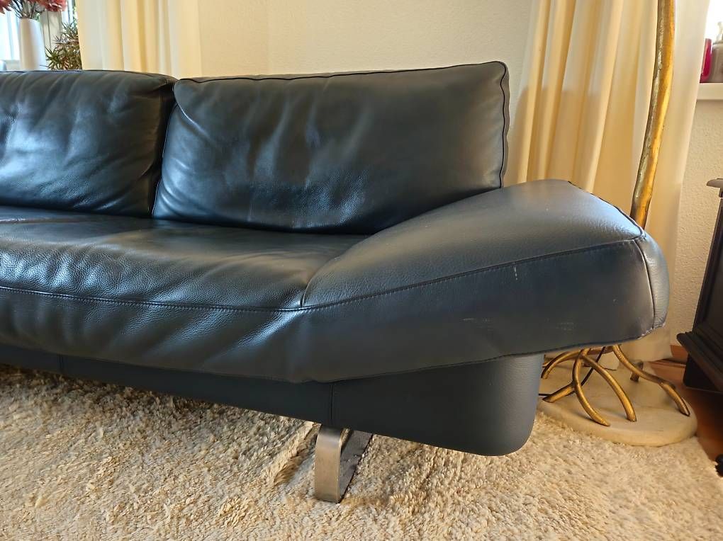 Divani: Leolux Leder Designer Sofa – Usato da Russikon venduto da Mschoen 1