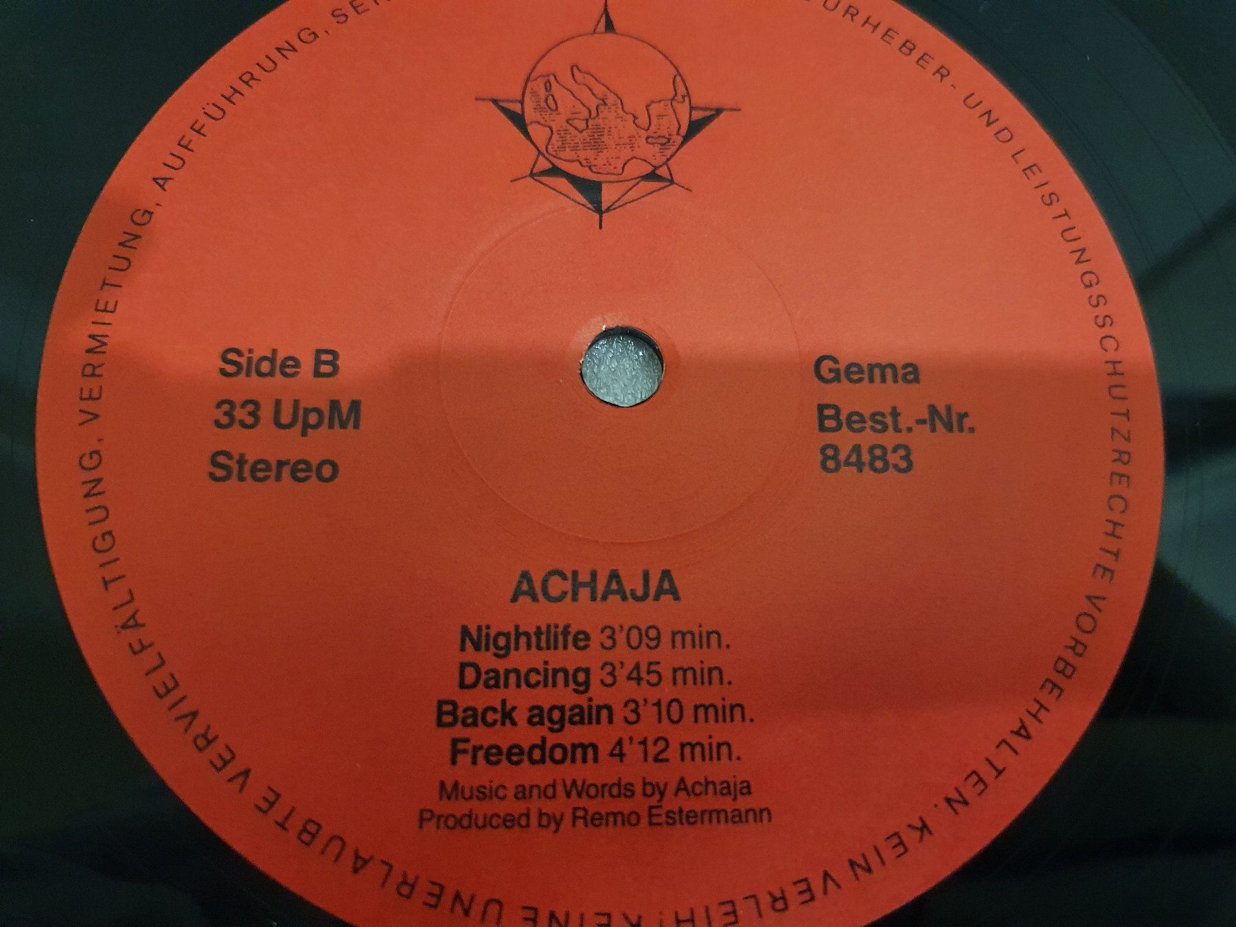 Dischi in vinile: Achaja – Red Like Love – Usato da Uster venduto da Vinyl-Leidenschaft 5