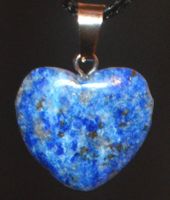 Halskette L-5857 – Herz 20x20mm – Lapislazuli