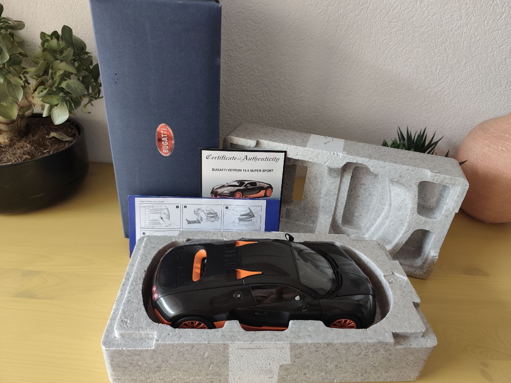 Autoart Modellini d'auto: Bugatti Veyron SuperSport autoart – Nuovo e nell'imballaggio originale da Martigny venduto da Vintage-23 6