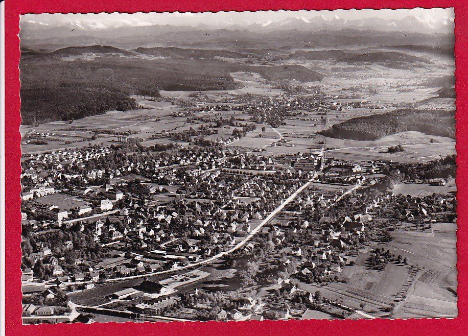 Cartoline postali: LANGENTHAL FLIEGERAUFNAHME – Usato da Grüningen venduto da Kartensammler