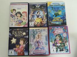 6 DVDs Prinzessinnen Traum, Schneewittchen, Sammy's, Laura's