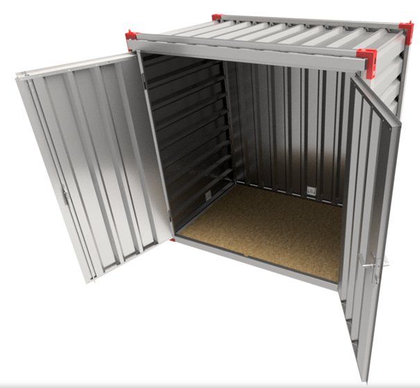 Contenitori edile: Lagercontainer Seecontainer Lagerbox Gartenhaus, Gerätehaus – Nuovo e nell'imballaggio originale da Oberrüti venduto da RST-AG.CH 2