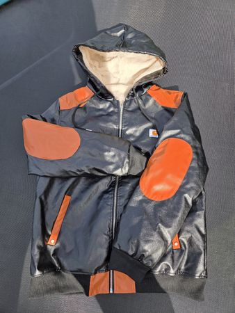 Carhartt Winterjacke Schwarz Orange Grösse L Neuwertig