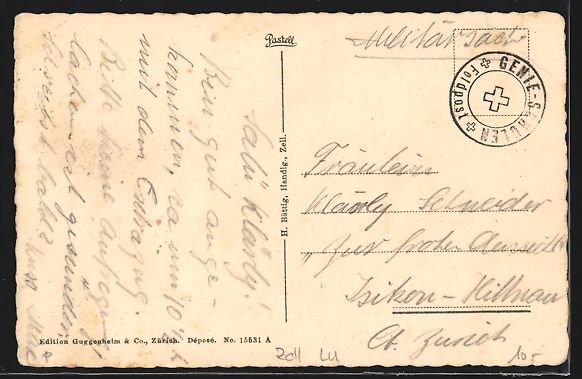 Cartoline postali: Zell, Teilansicht mit Fernblick aus der  – Usato da Berlin venduto da bartko-reher 1