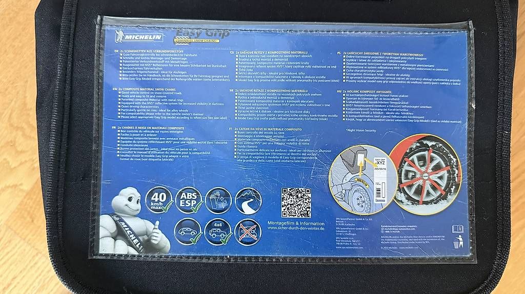 Schneeketten: Michelin Easy Grip n°J11 – Neu und originalverpackt aus Belp von Ferdi80 2
