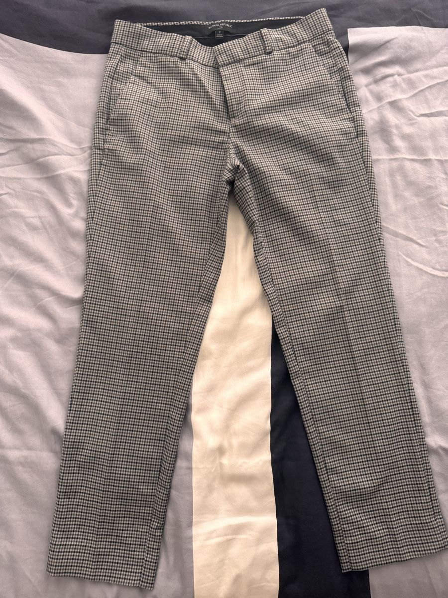 Banana Republic Pantaloni: Banana Republic Avery Houndstooth Pants - Size 2 EU 34 – Nuovo (secondo la descrizione) da Zürich venduto da Tanja_G88 1