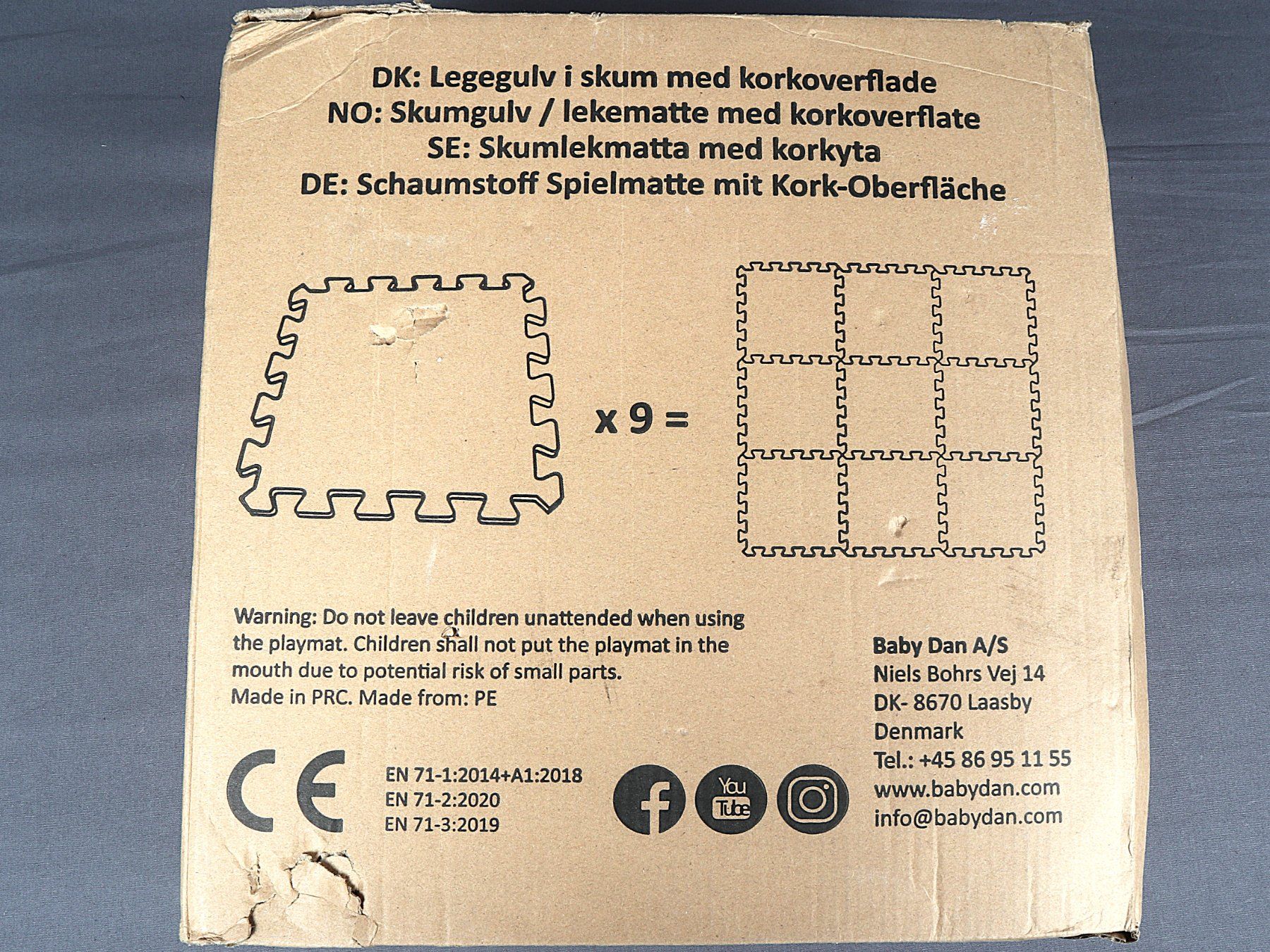 Tappeto da gioco: BabyDan Design Foam Playmat – Nuovo (secondo la descrizione) da Steinen venduto da Restwert_Steinen 4
