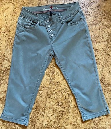 Damen Capri Hose Buena Vista Grösse XS Khaki guter Zustand