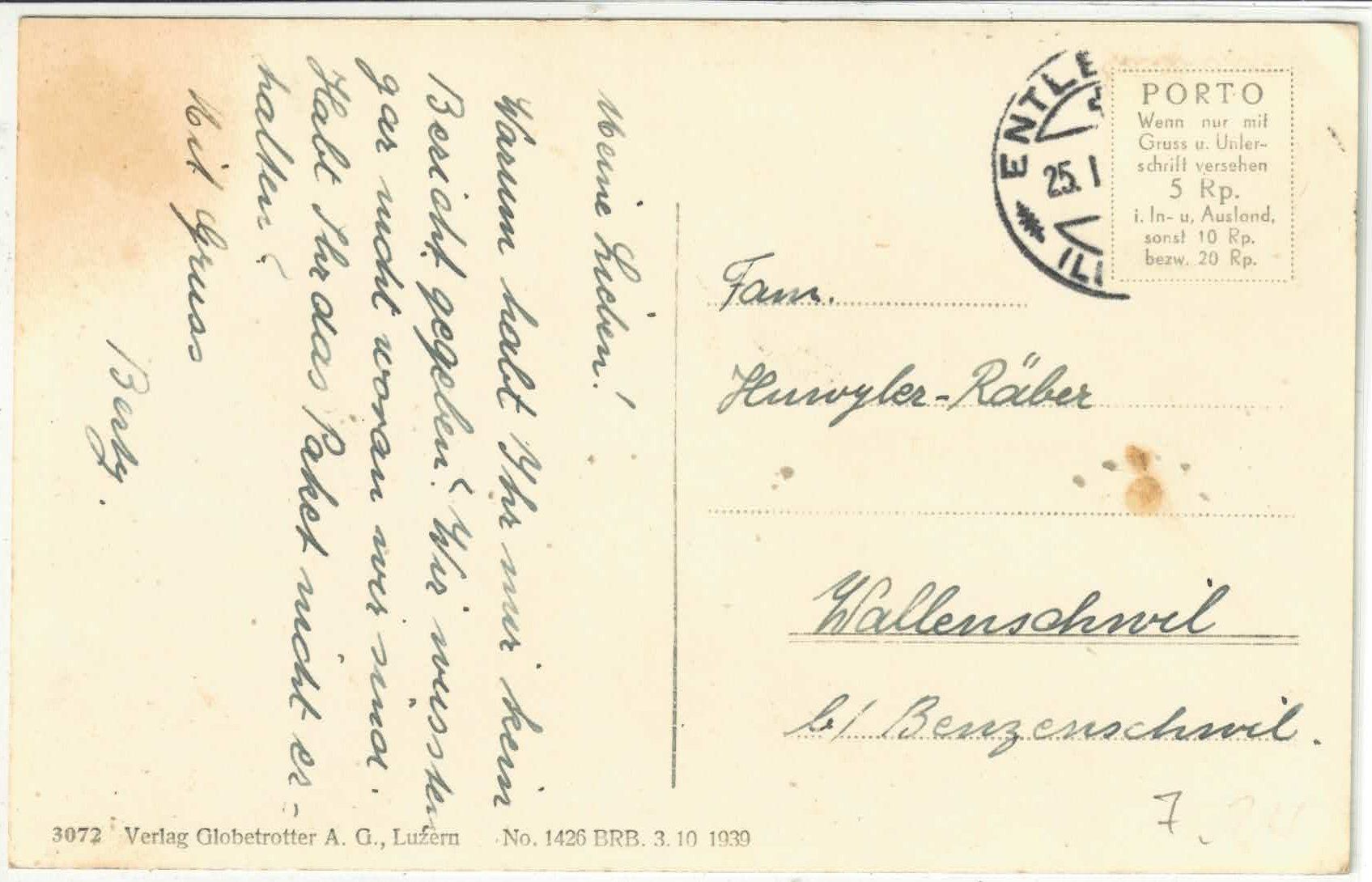 Cartoline postali: Entlebuch - Generalansicht – Usato da Ettingen venduto da Kartenplanet 1