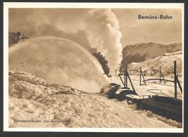 Bernina-Bahn Schneeschleuder