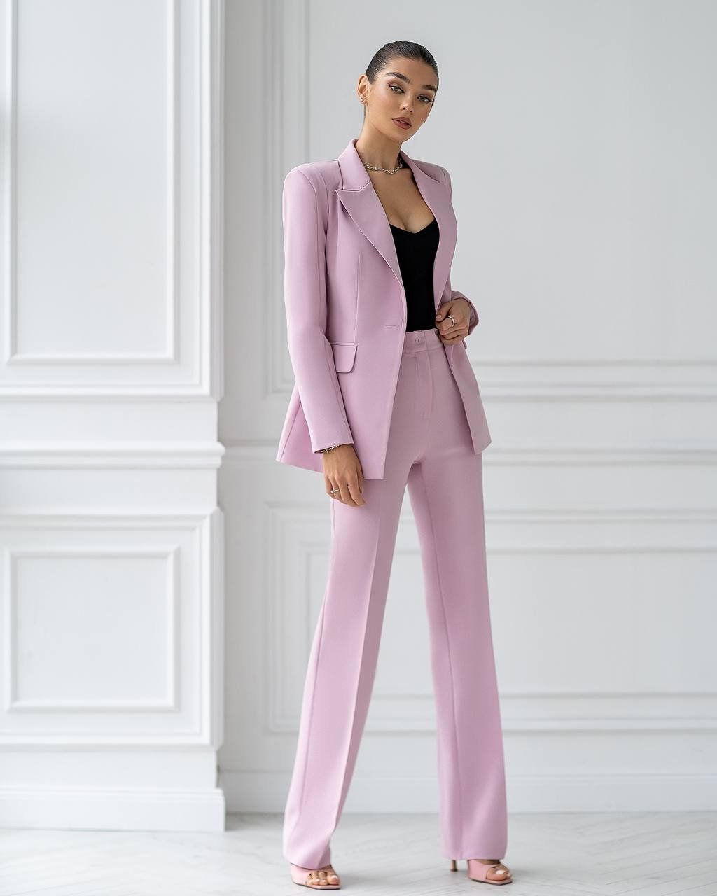 Anzüge & Kostüme: Pants Suit with Slim Fit Jacket Size: L , New – Neu und originalverpackt aus Zürich von Ms.Me-Fashion 3
