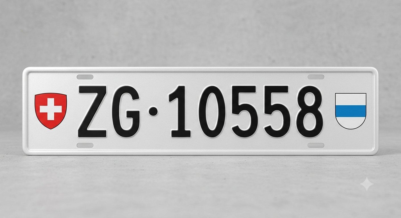 Insegne: Kennzeichen ZG10558 – Usato da Zug venduto da Autonummer-Zug.ch