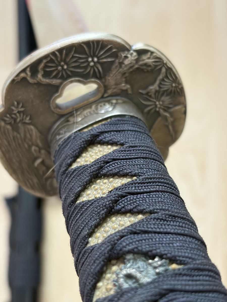 Arte internazionale: 2 Trainings- Katana / Samurai-Schwerter mit rotem Schutzsack – Usato da Wiedlisbach venduto da anipet61 3