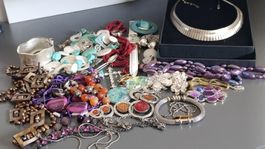 Grand Lot Bijoux Fantaisie & Vintage Divers