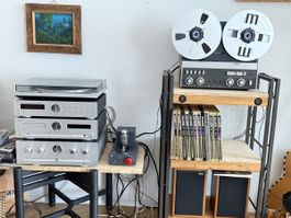 Revox A77 Tonbandgerät mit 15 Alu Spulen