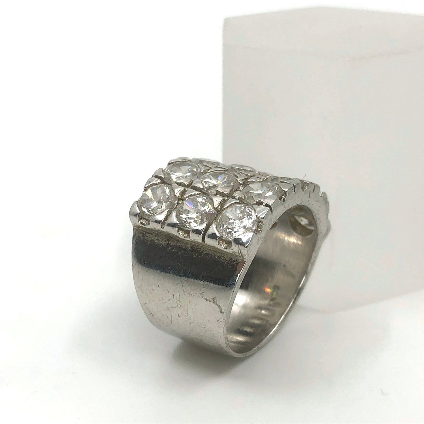 Anelli: Ring Silber 925 mit vielen Steinen – Usato da Basel venduto da Tiabeanie 3