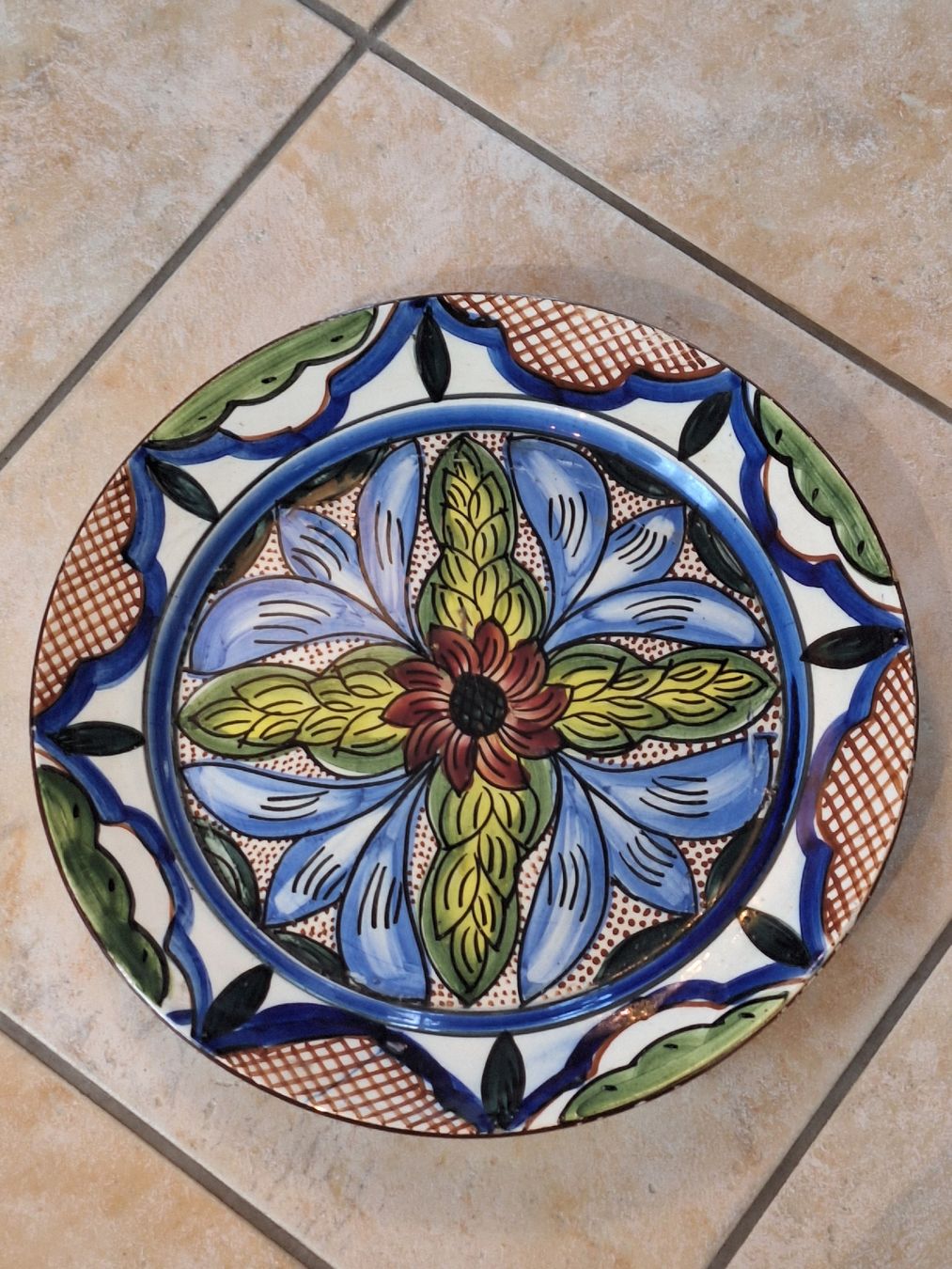 Piatti: Spanische Keramik Handmade 70 iger Jahre – Usato da Rheinfelden venduto da Cleopatra2000