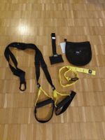 TRX Strong Trainer Fitnessbänder schwarz gelb mit Tasche