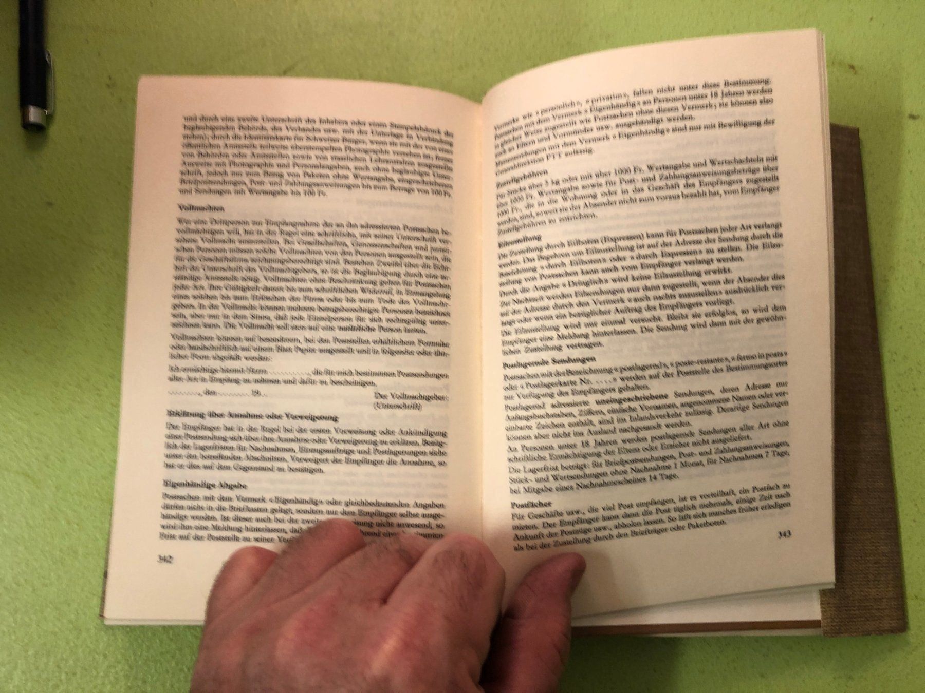 Libri: Paul Strub: Schweizer Korrespondenzbuch 1958 – Usato da Zürich venduto da allp 8