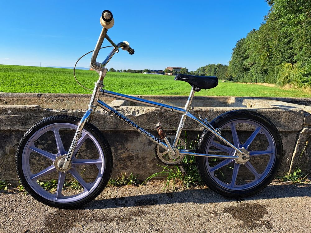 Vélo enfant vintage Peugeot BMX rouge - Vélos