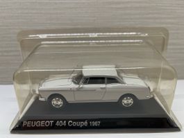 Peugeot 404 Coupé 1967, Miniaturmodell, Top Zustand! 1:43