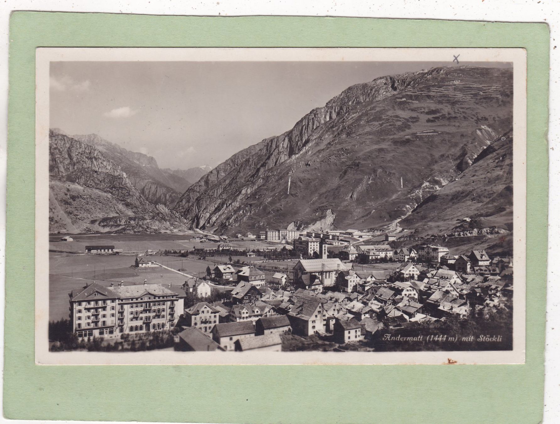 Cartoline postali: Andermatt mit Stöckli – Usato da Herisau venduto da Lisegrat2008