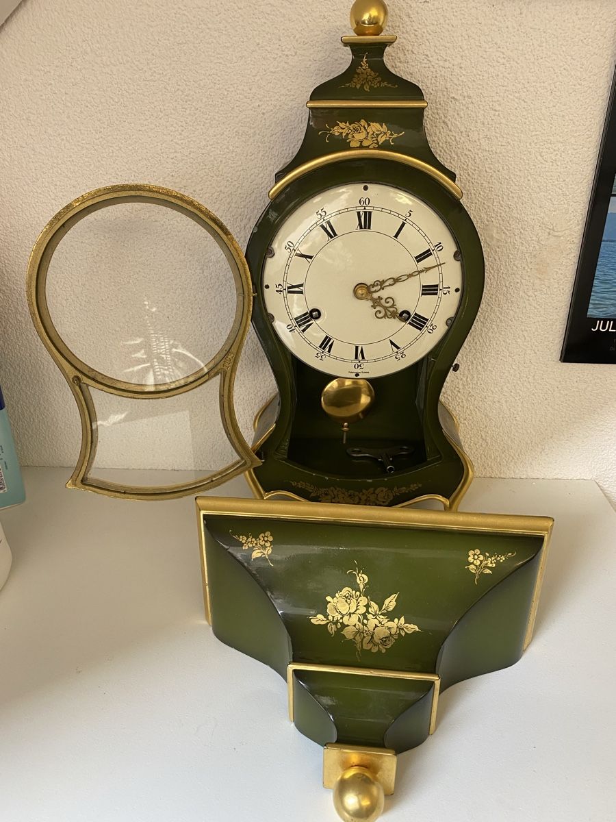Orologi da terra & Orologi da parete: Wunderschöne Pendule aus Yverdon – Usato da Adetswil venduto da rof01