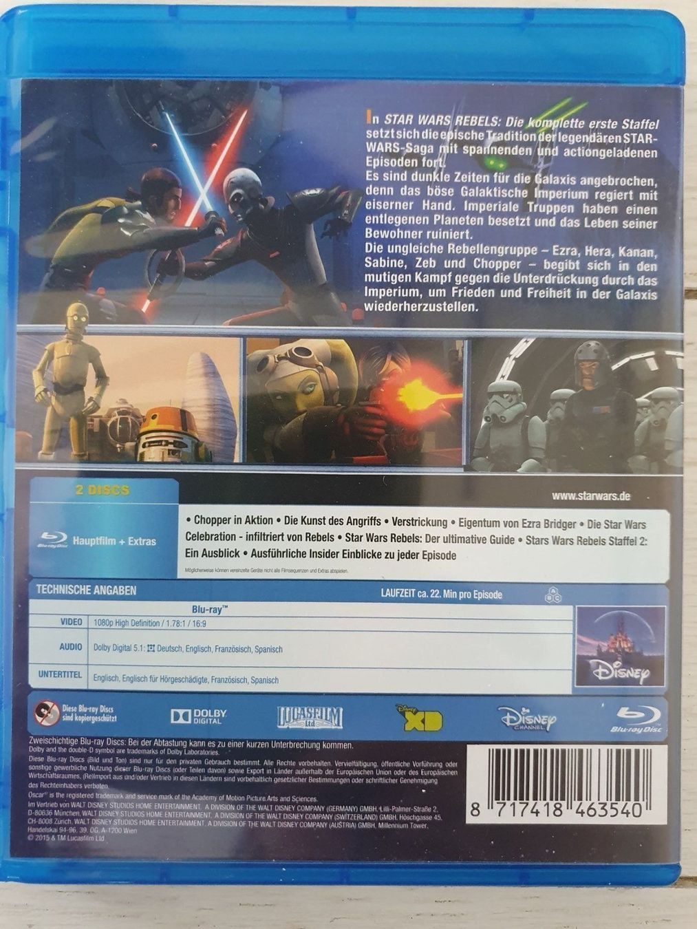 Tutti i DVDs: Star Wars Rebels, kompl. 1. Staffel – Usato da Eiken venduto da Lashar 1