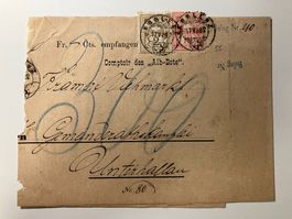 Ziffer-Ausgabe 1882, Kat. 53+55, KP 895.--
