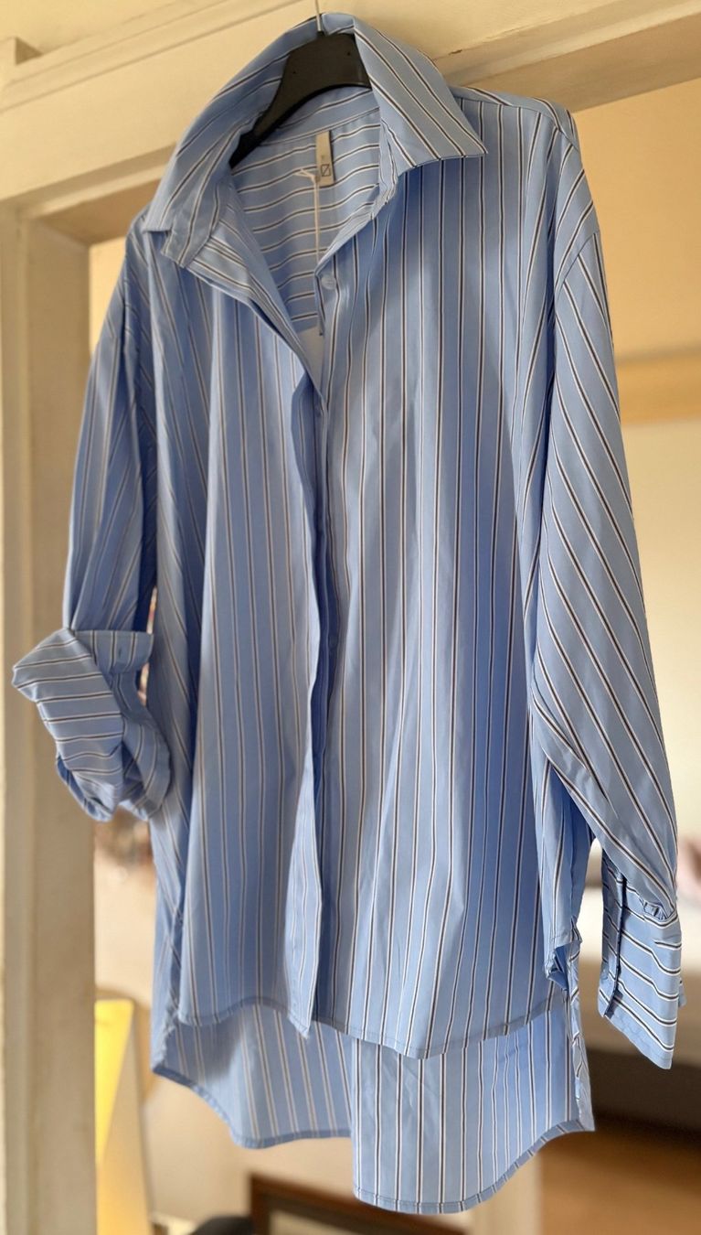 Blusen: CHEMISE OVERSIZE MIXT COTON! M – Neu und originalverpackt aus Locarno von NicoNion 1