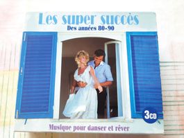 3 Cds Les super succès des années 80 - 90 Versions instr.