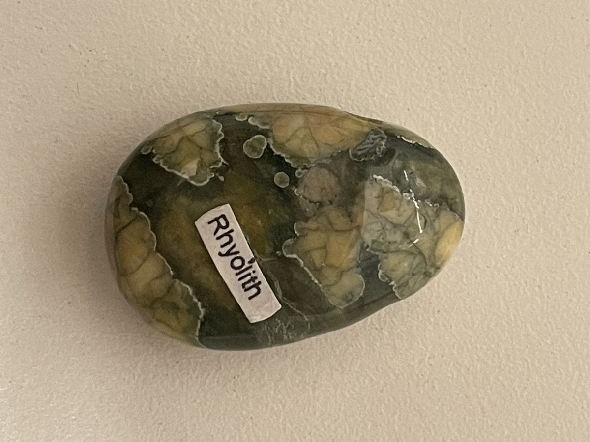 Pietre preziose: Rhyolith Stein Anhänger – Nuovo (secondo la descrizione) da Rümlang venduto da euqinom16 1