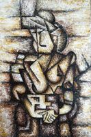 Figur (grosses Gemälde) Nr. 114