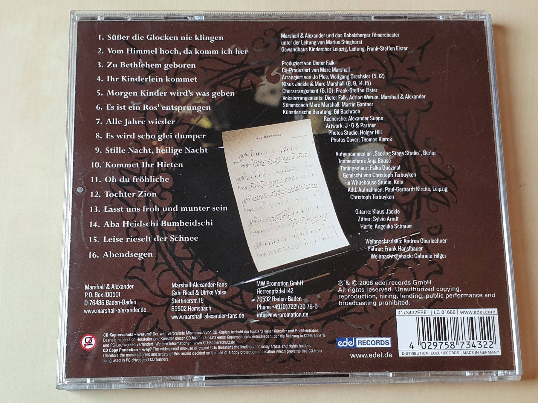 CDs: Weihnachten mit Marshall & Alexander – D'occasion à Stansstad par collectorsshop 1