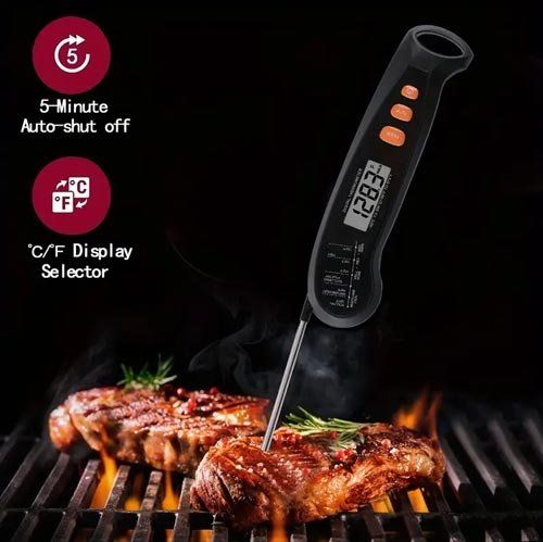 Misurare: Digitales Lebensmittel-Thermometer mit einklappbarer Sonde – Nuovo e nell'imballaggio originale da Liestal venduto da OMAROSHOP 1