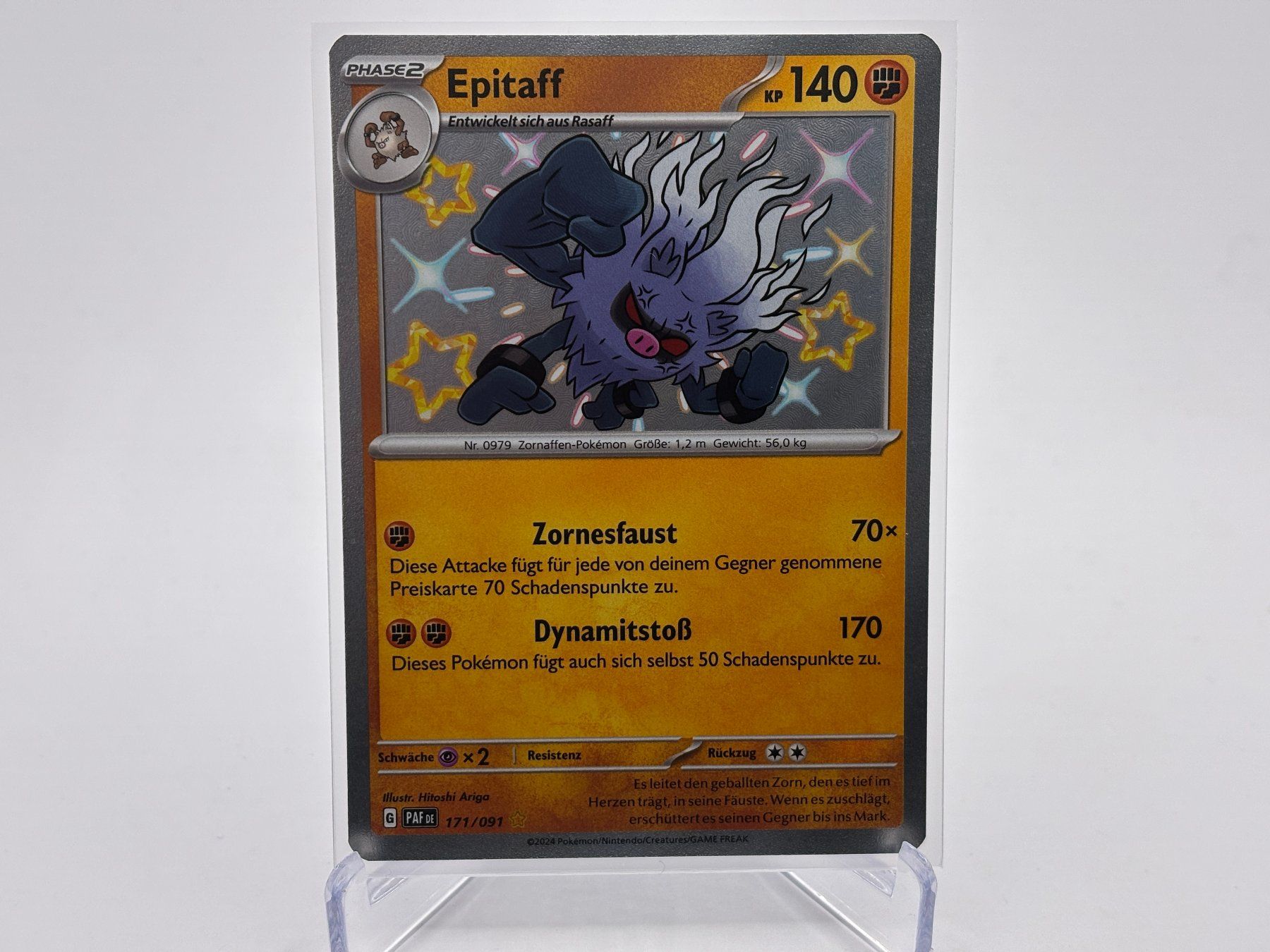 Pokémon Carte collezionabili: Paldeas Schicksale - Epitaff  (PAF 171) - DE – Nuovo (secondo la descrizione) da Allschwil venduto da Bullach