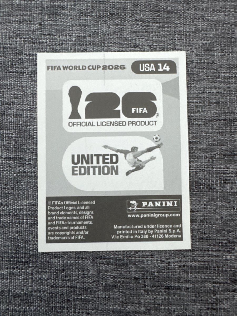 Panini Carte collezionabili: Panini WM 2026 - USA 14 – Nuovo e nell'imballaggio originale da Fribourg venduto da wor_lp9t 1