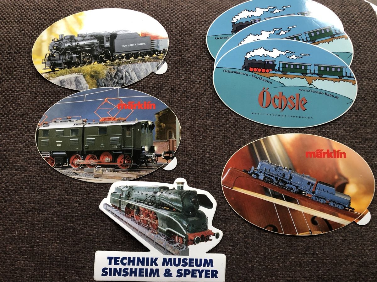 Sticker: 7 EISENBAHN KLEBER, ab 1.— – Usato da Lufingen venduto da Rac0 1