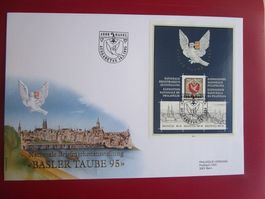 Basler Taube 95 - Briefmarken FDC 1995 Briefmarkenausstel...