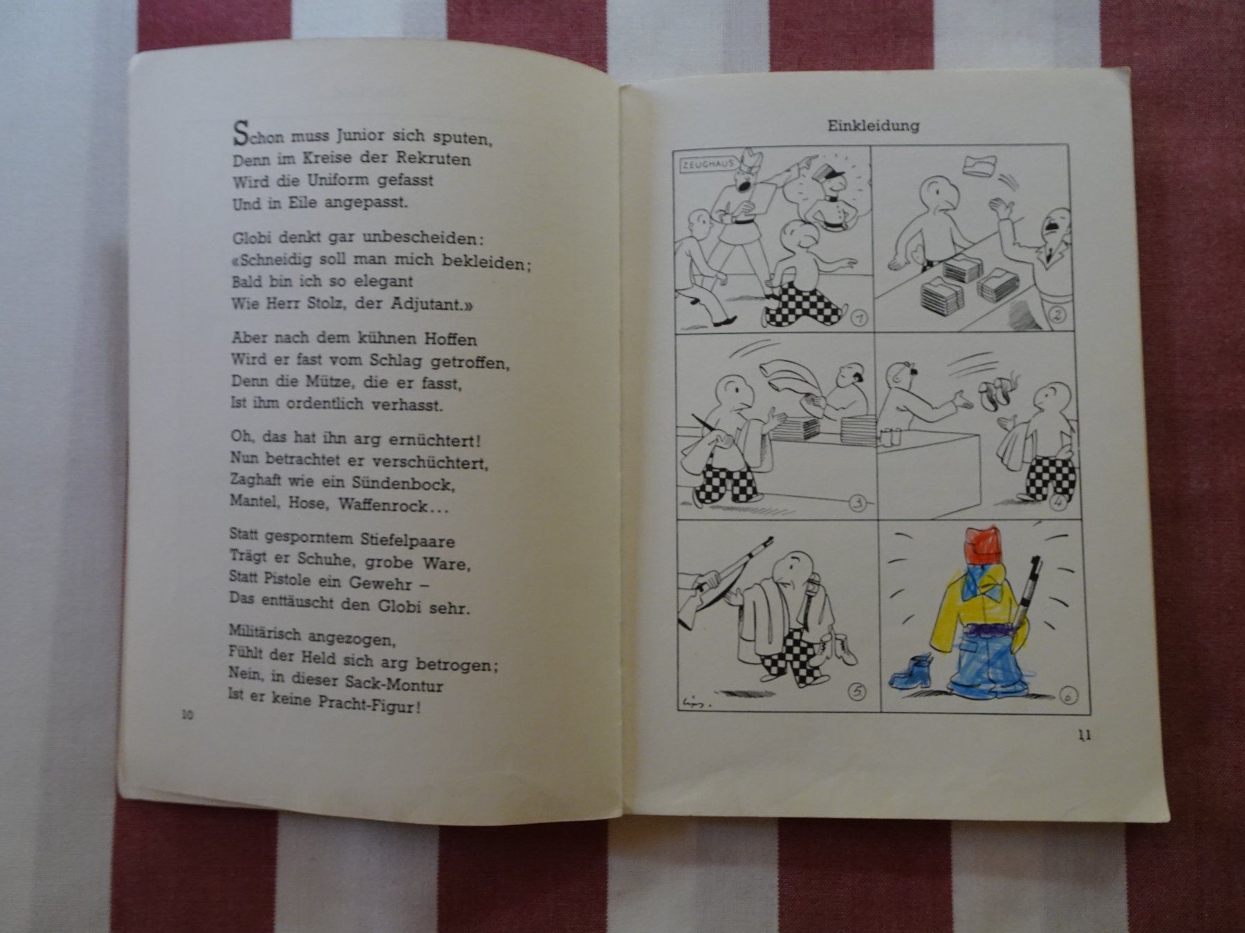 Fumetti: Globi wird Soldat - 7. Auflage von 1972 - G522 – Usato da Küssnacht am Rigi venduto da Bookslove 3