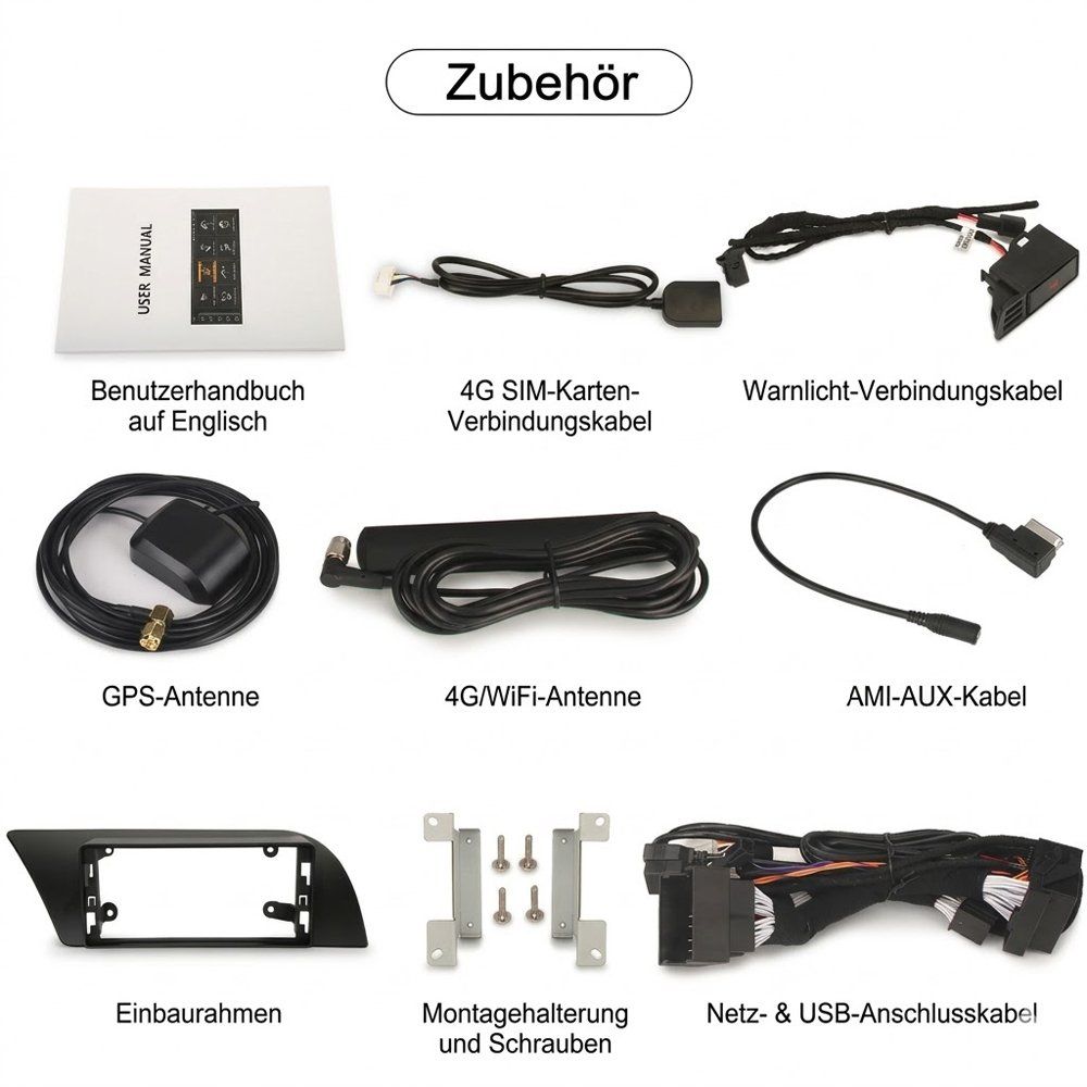 Navigatori: Audi A4 A5 Android Blidschirm Carplay RDS S4 S5 Autoradio – Nuovo e nell'imballaggio originale da Chiasso venduto da online.shop 8