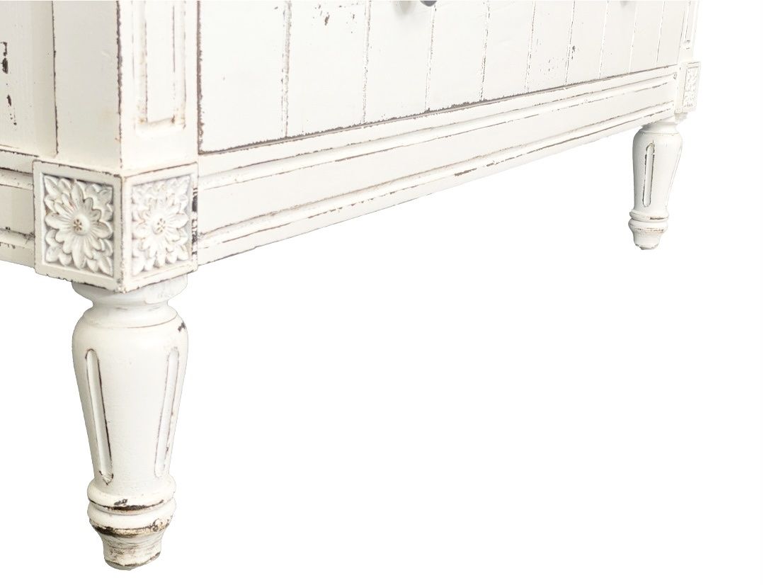 Cassettiere: Weisses Vintage Sideboard, Shabby Chic Look, – Nuovo e nell'imballaggio originale da Berikon venduto da nimmo 3