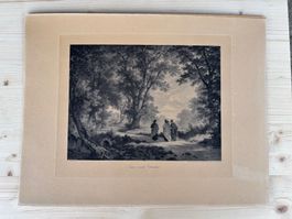 schöne alte Photogravüre von F. Bruckmann München