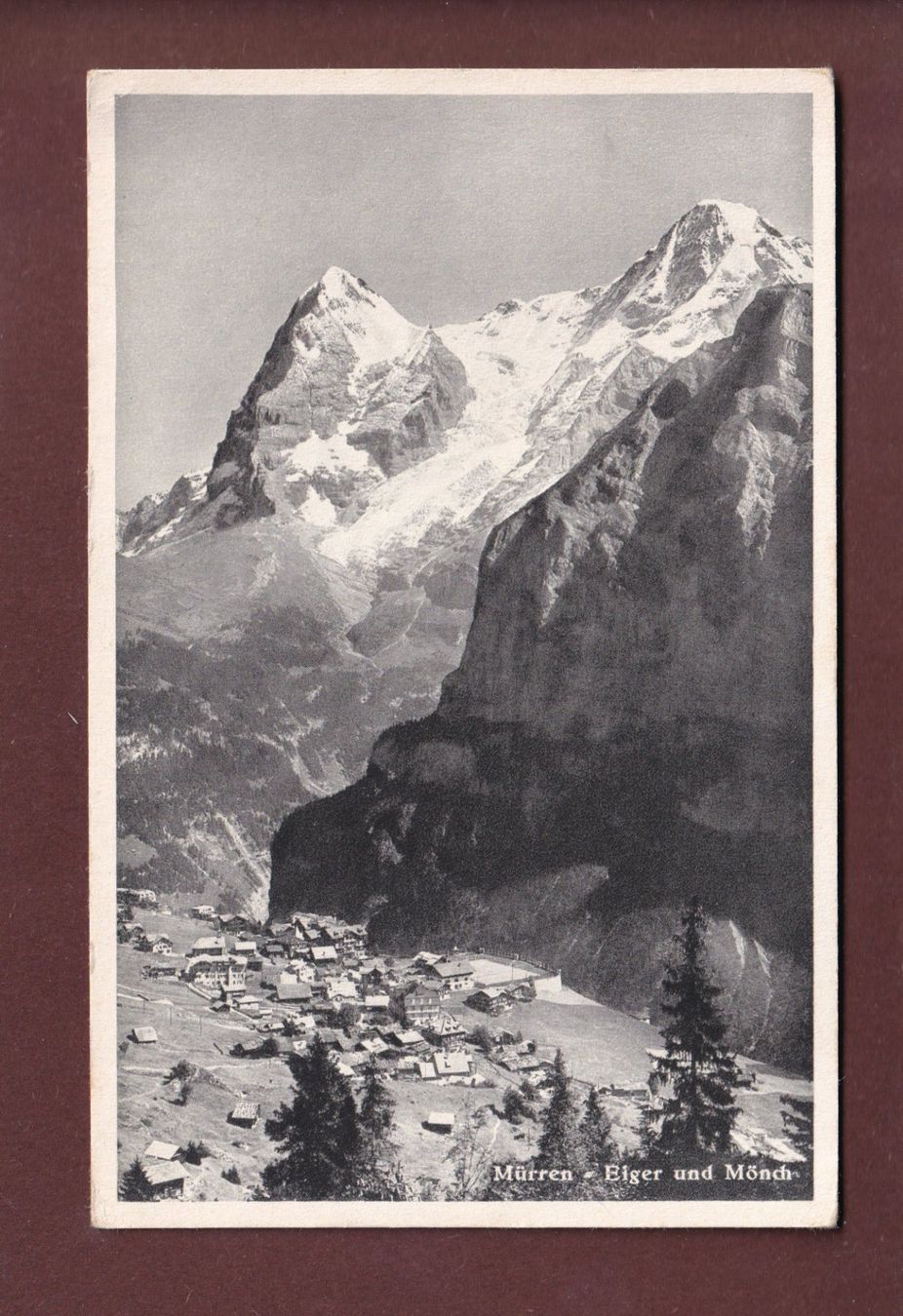 Ansichtskarten: MÜRREN - Eiger - Mönch – Gebraucht aus Pully von nicecards