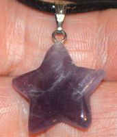Halskette X-790 – Stern Amethyst 20x20mm