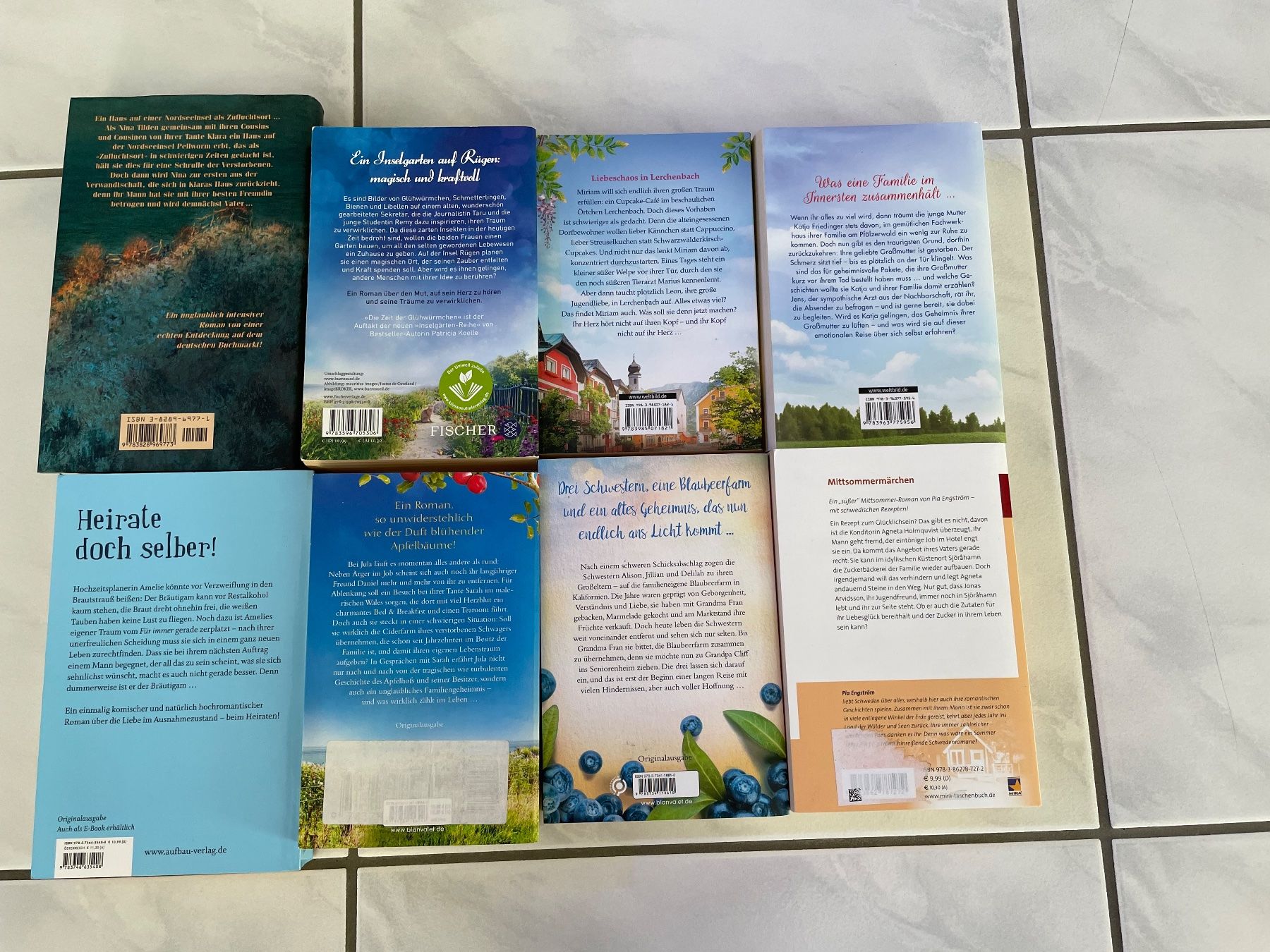 Bücher: 8 div. Romane – Gebraucht aus Nuglar von Juerg78 1