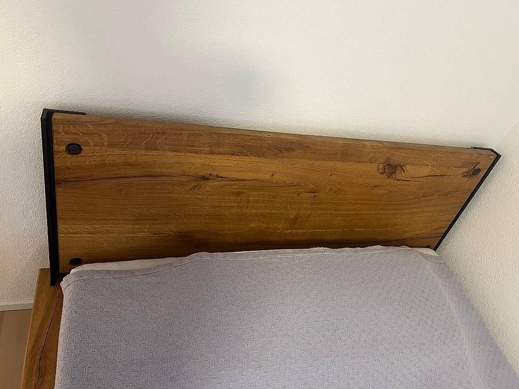 Betten: Balkenbett Eichen Massivholz – Gebraucht aus Braunau von matt-h0 3