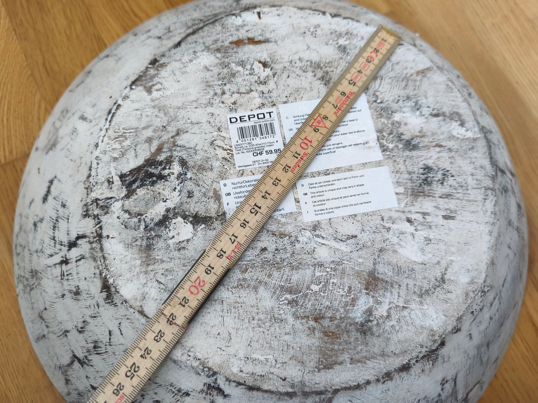 Schalen: Deko Holzschale Depot – Neu (gemäss Beschreibung) aus Näfels von ChocolateMuffin 5
