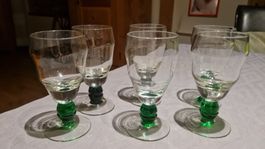 7Vintage Weingläser
